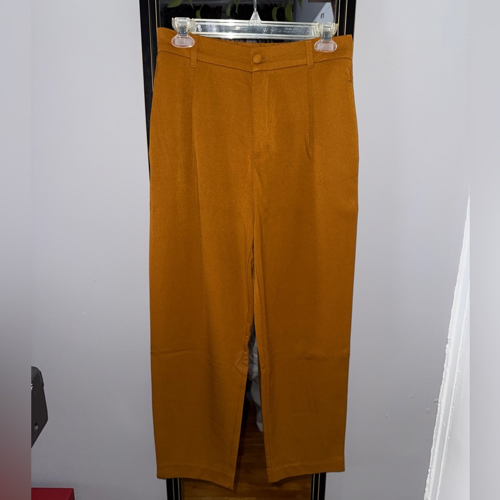 Zara TRF Collection - Mustard High Waisted Trousers
